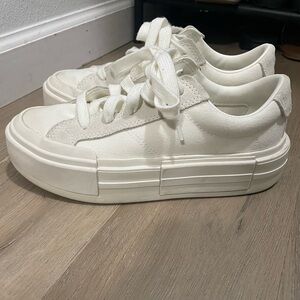 White Converse All Star Cruise Platform